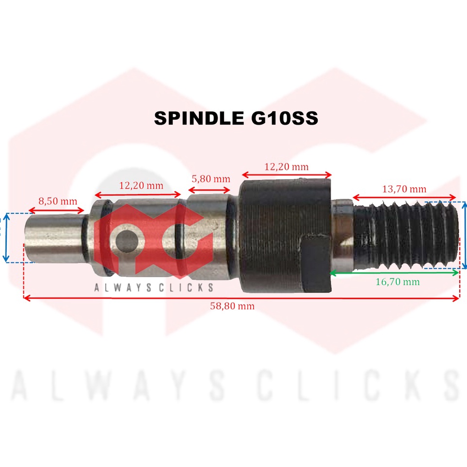 Paling Popular SPINDLE AS BOR GERINDA HITACHI G10SS m Terlaris ★★★.