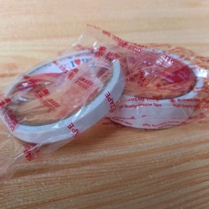 

(1pcs)Double Tape/Solasi 12mm/24mm/Isolasi Bolak Balik/Selotip