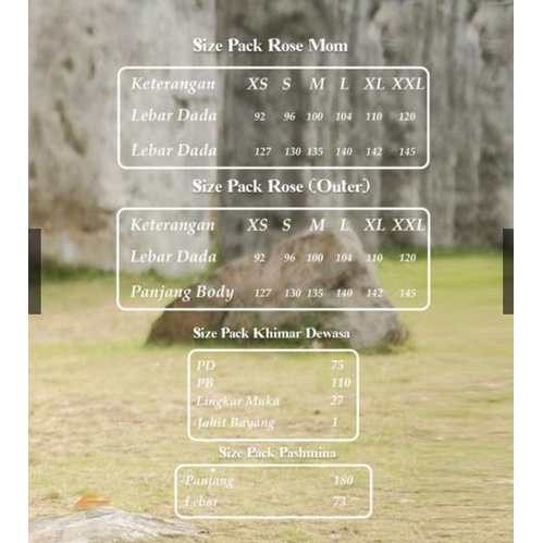 TERLARIS - GAMIS ROSE SERIES BY ADEN HIJAB