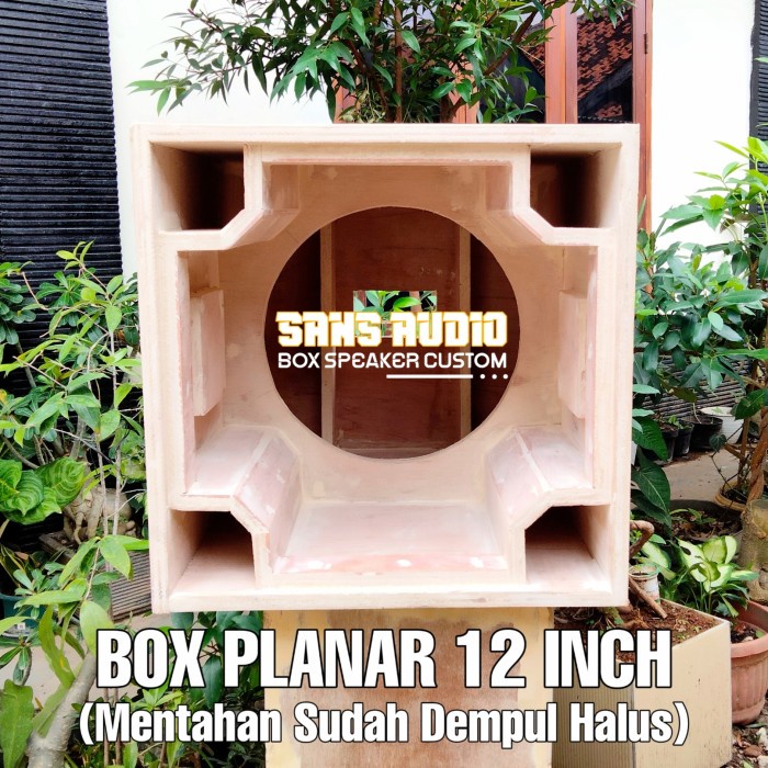 Box speaker planar 12 inch