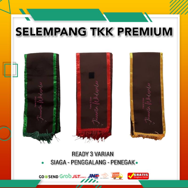 SELEMPANG TKK KODIAN 20 BIJI | SELEMPABG TKK PRAMUKA LENGKAP | SELENDANG TKK