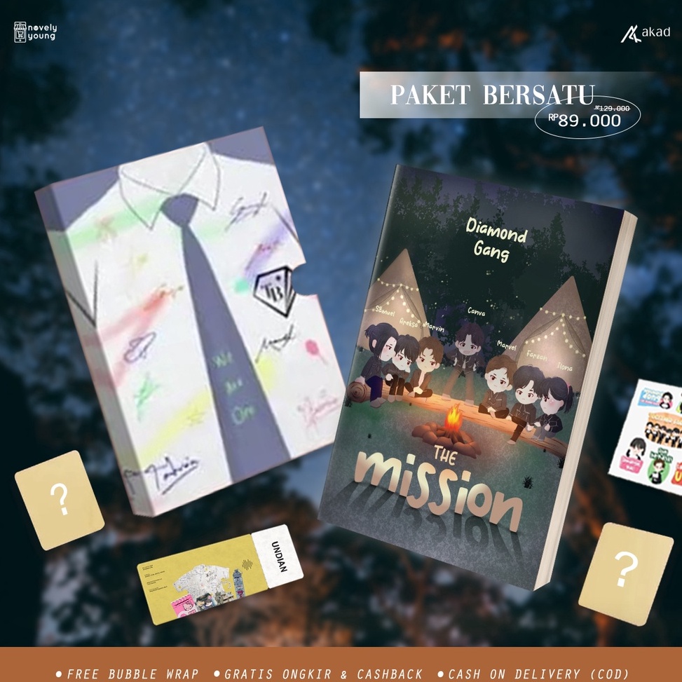➤Laris❋ Novel Diamond Gang The Mission - ItaKrn - Akad - Gratis Biaya Packing V68 ✲