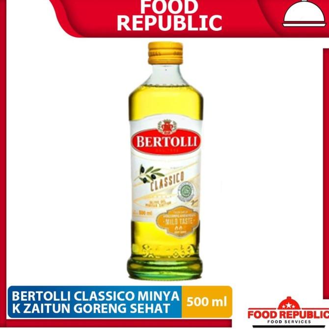 

jen Bertolli Classico Olive Oil 500 ML / Minyak Zaitun Minyak Goreng Halal