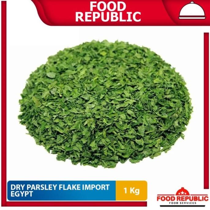 

jen Daun Parsley Flake Impor Egypt 1 Kg Dry Parsley Flakes Topping Makanan