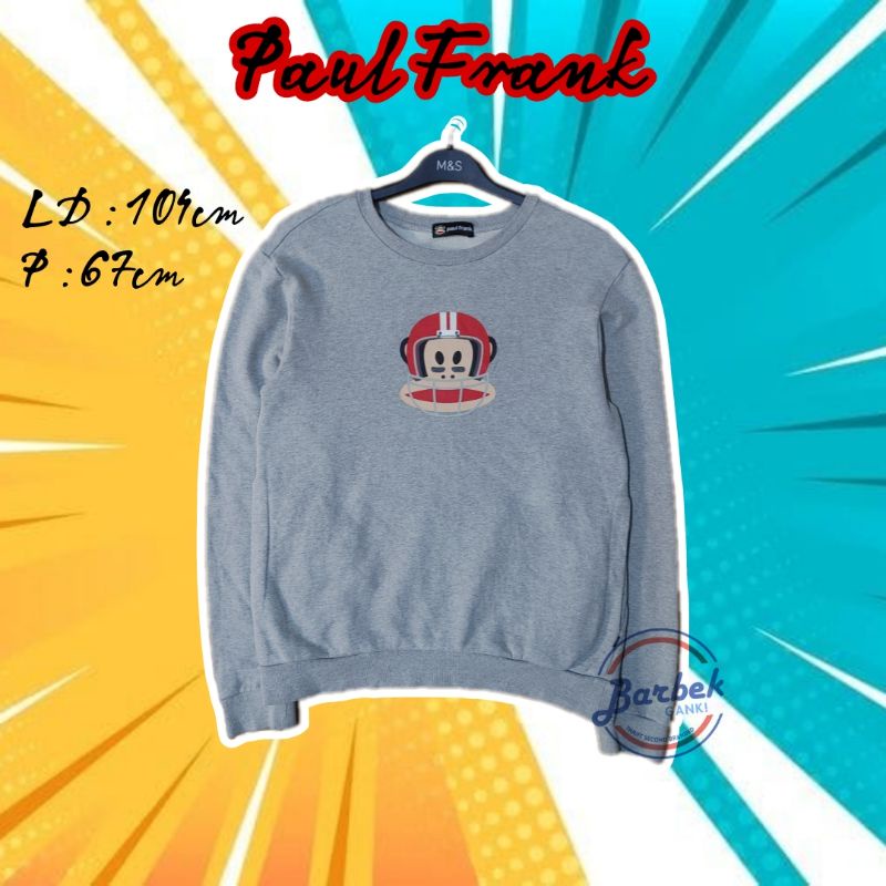 Crewneck Paul Frank second Preloved Bekas