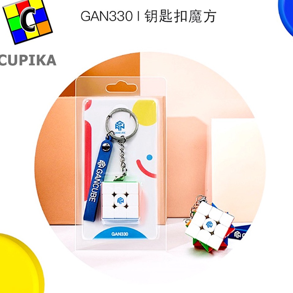 Best Produk Rubik GAN 330 Gantungan kunci GAN Rubik 3x3 GAN g Terlaris Grosir.