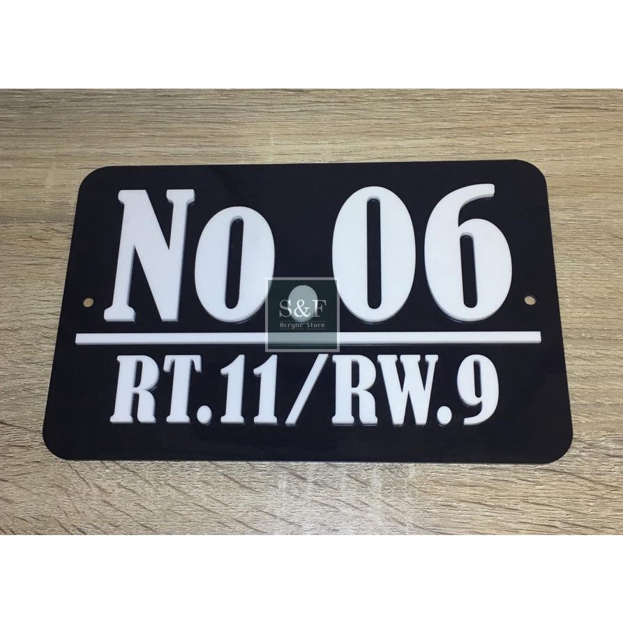 ¯ NOMOR RUMAH ACRYLIC / NOMOR RUMAH AKRILIK / PAPAN NOMOR RUMAH / NOMOR KONTRAKAN AKRILIK / NOMOR KO