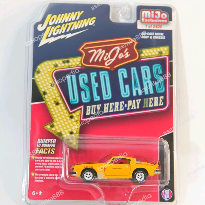 Terlaris Johnny Lightning 1/64 Diecast 1977 Chevrolet Camaro