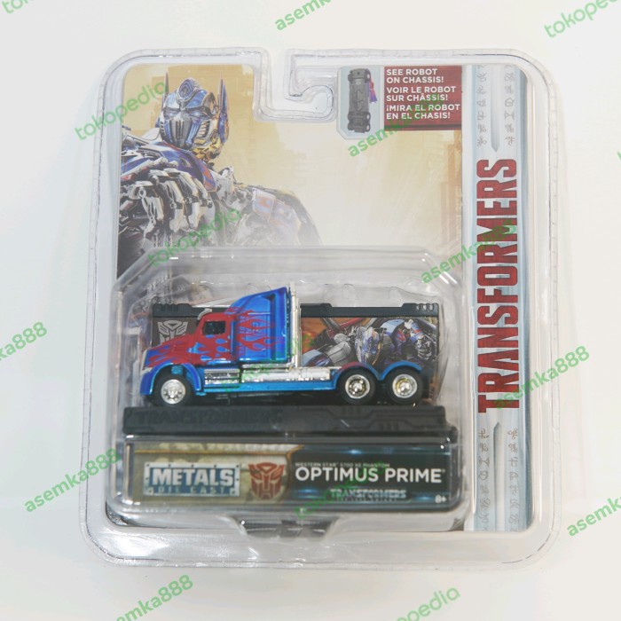 PROMO!!! JADA 1/64 DIECAST TRANSFORMER TRUCK OPTIMUS PRIME TERMURAH