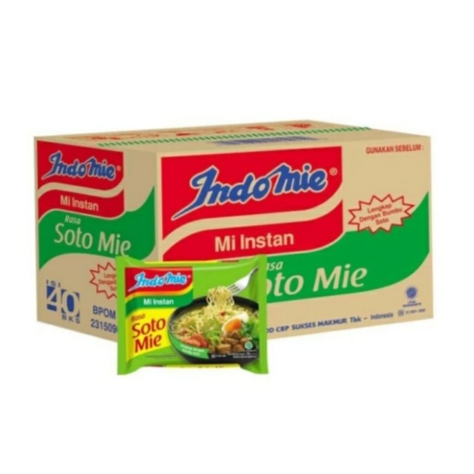 

INDOMIE KUAH SOTO MIE 1dus 40pcs