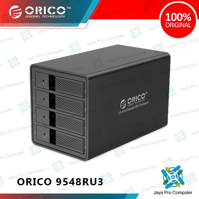 Terlaris Orico 9548Ru3 4-Bay Hdd/ Harddisk/ Hardisk Raid Enclosure Usb 3.0