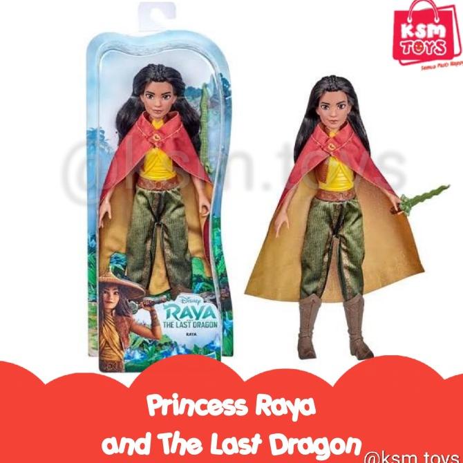 Boneka Disney Princess Raya and The Last Dragon Original