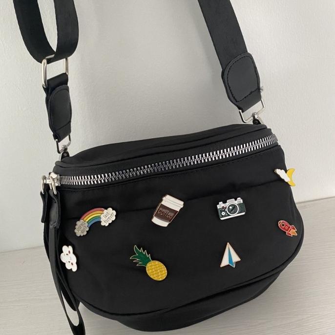 Tas Selempang Wanita Nylon Bangkok / Tas Wanita Pin Bangkok Selnianada