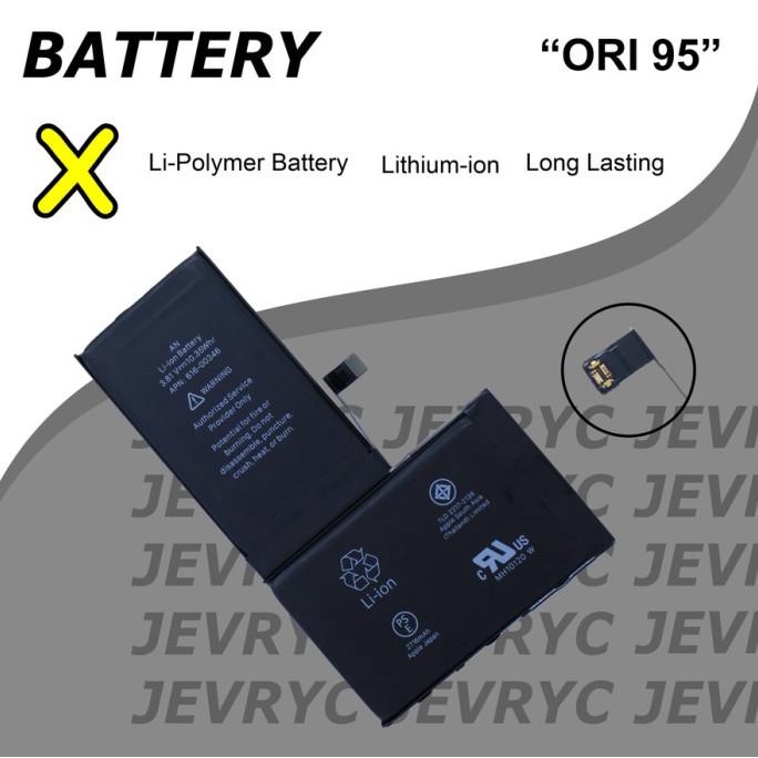 BATERAI IPHONE X ORIGINAL