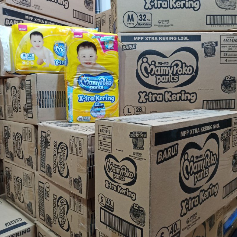 0GL Mamypoko Pants Xtra Kering S40 M32 L28 XL26 XXL24 8pjua