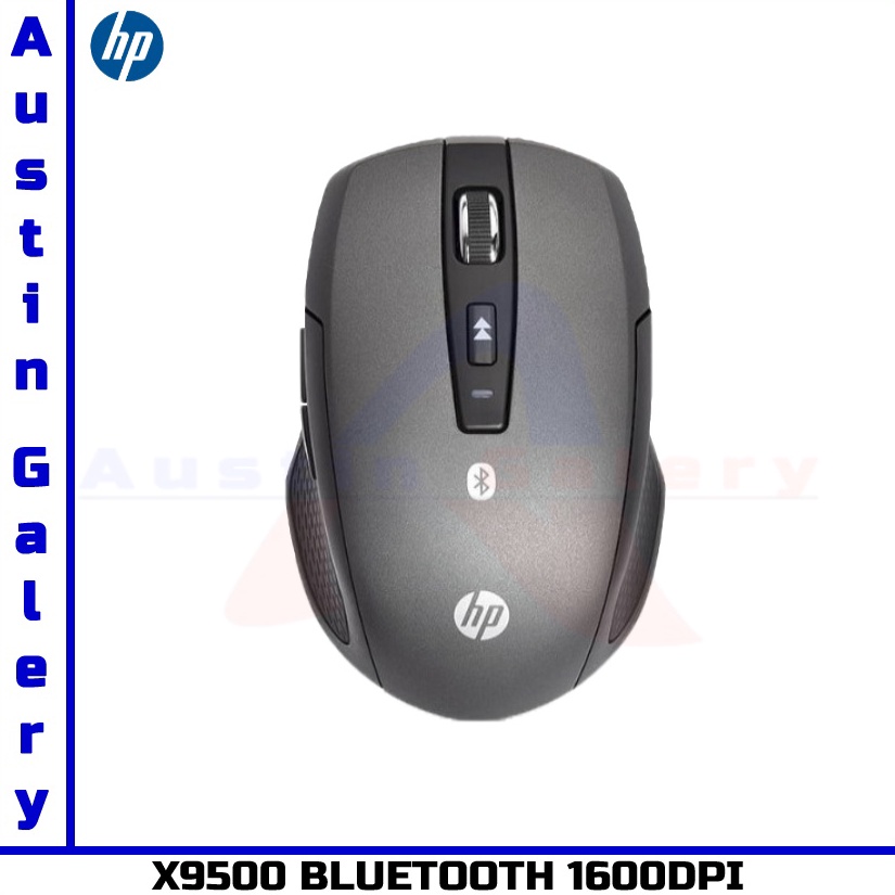 Big Sale.. Mouse Bluetooth HP X9500 1600DPI Mouse Bluetooth Version Untuk PC Laptop Komputer