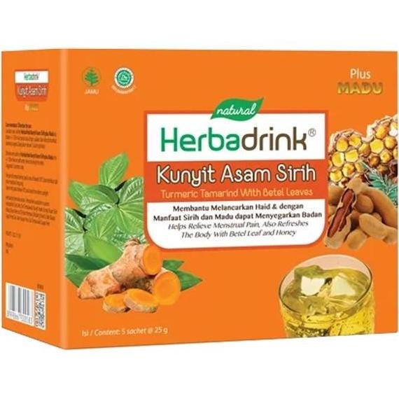 

Herbadrink Kunyit Asam Sirih Isi 5 Sachet