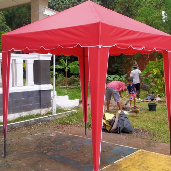 tenda cafe bongkar pasang 2x2