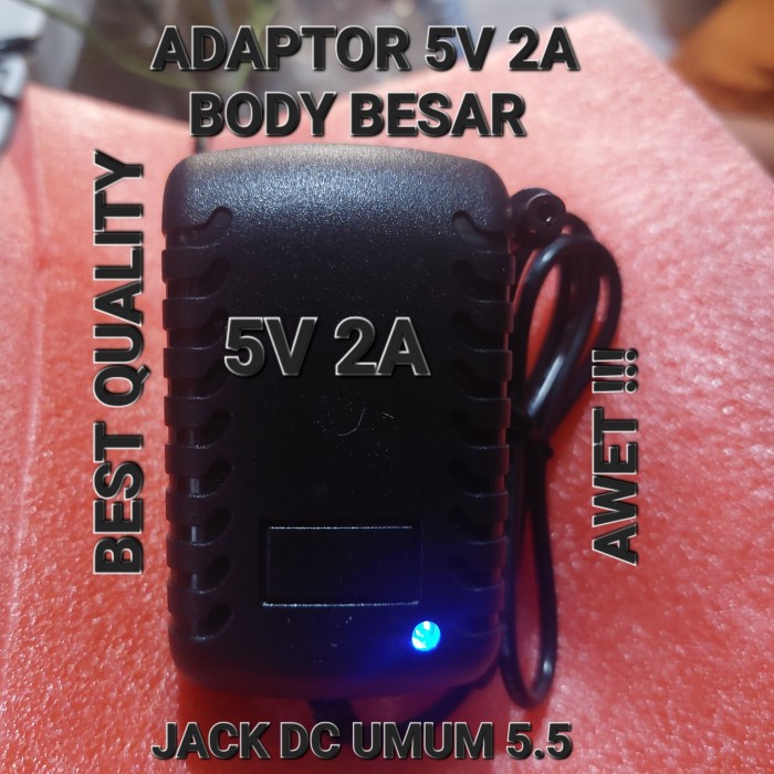 original adaptor psu power supply set top stb tv android 5v 2a ori