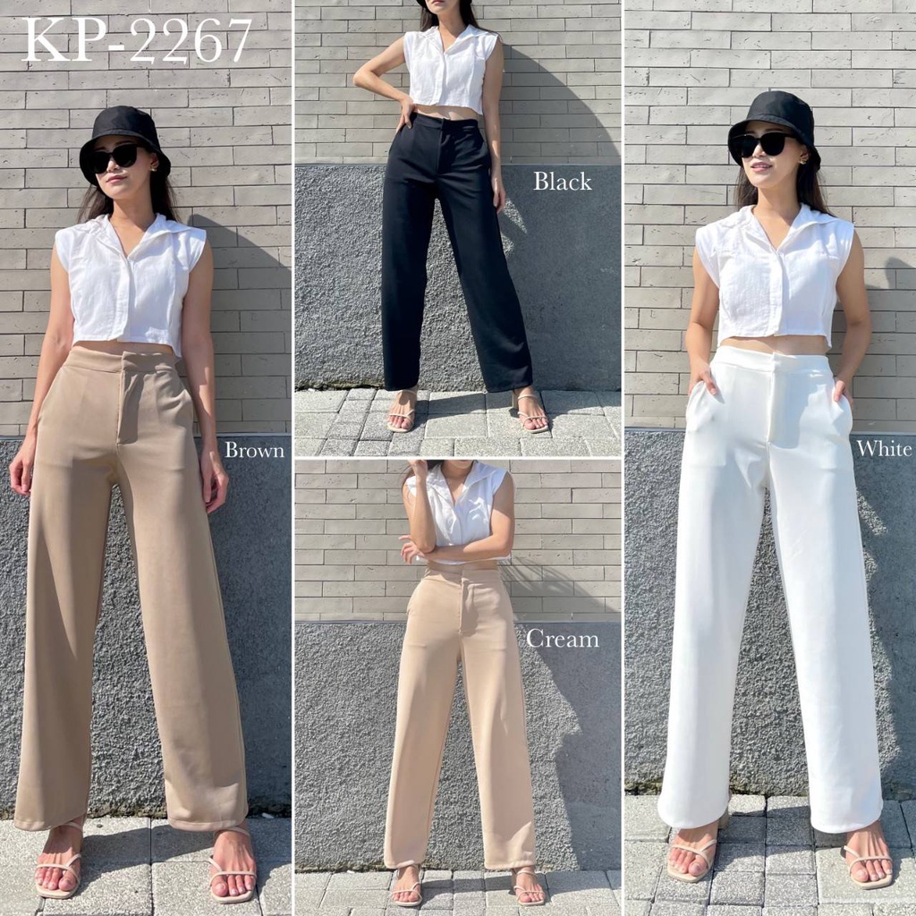 Ezima Gia Basic Cullote Celana Kulot Wanita Kulot Highwaist Wanita Celana Panjang Wanita Kulot Rayon