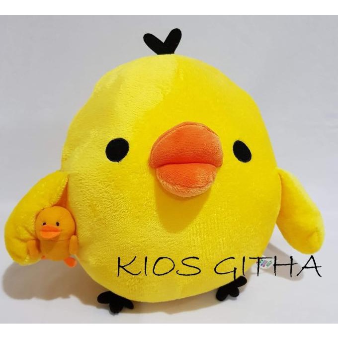 Boneka Piyo Piyo Duck Pio Pio with Baby Rattle