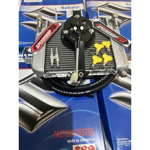 ( Siap Kirim ) Oil Cooler Oc Radiator Gsx Fu Fi Matic Universal Komplit