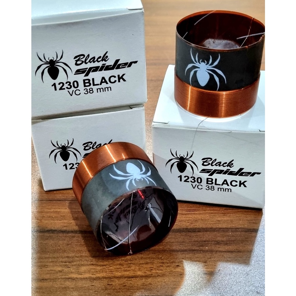 ｀ wU Spul Voice Coil BS1230 Spool Voice Coil Speaker 12 inch Black Spider 1230 VC 38mm Black ✦