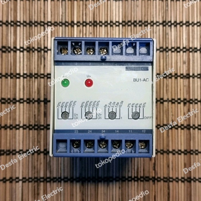 NEW SERIES UNDER AND OVERVOLTAGE PROTECTION RELAY SEG BU1 - AC 230 VAC ORIGINAL TERBARU