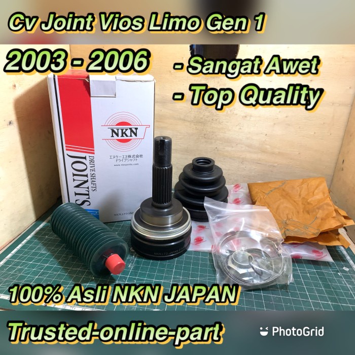 Cv Joint Vios Limo Gen 1 2003 - 2006 Luar 100% Asli NKN Japan best buy