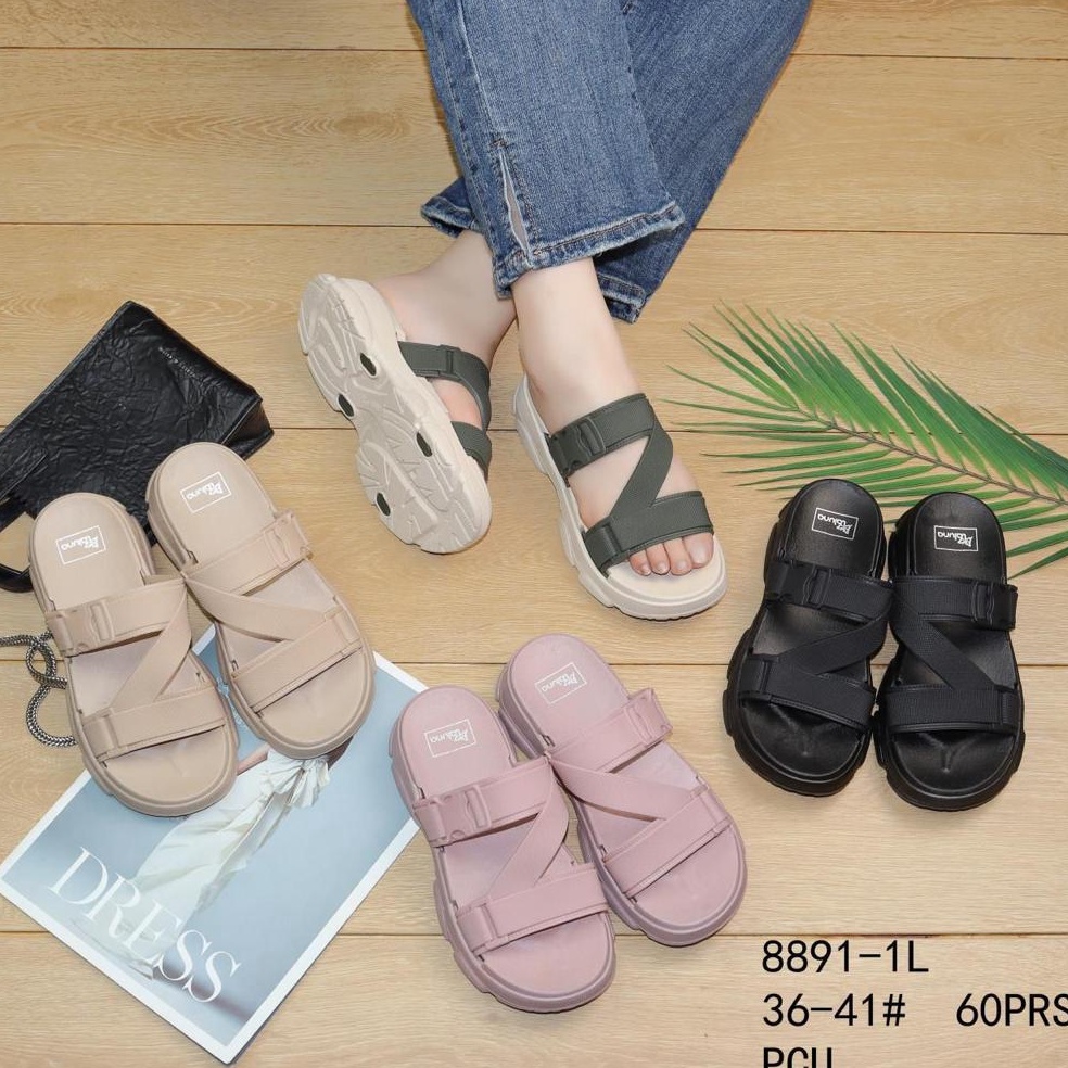 ✺Stok Banyak➬ Sandal Wanita SKMSHOES 8891-1L K69 ❂