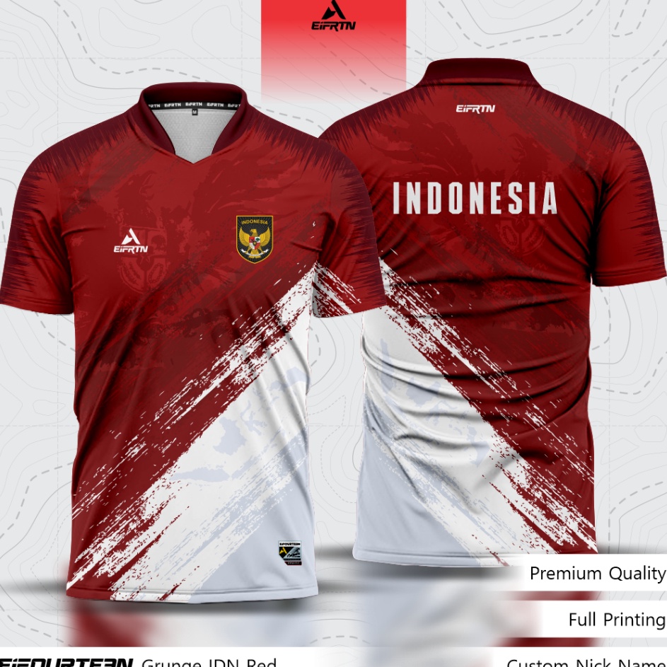 Hot Producta1A9m EiFRTN Baju Kaos Jersey TIMNAS INDONESIA Piala Dunia U-23 U-20 U-17 Indonesia 2023 Panitia Karang Taruna HUT RI Agustusan | Grunge Independence Day