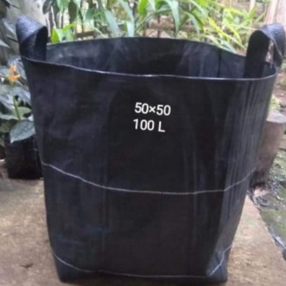 Bayar Di Tempat PlanterBag Ukuran 100Liter 50x50 isi 5 pcs pot tanaman g Premium Promo.
