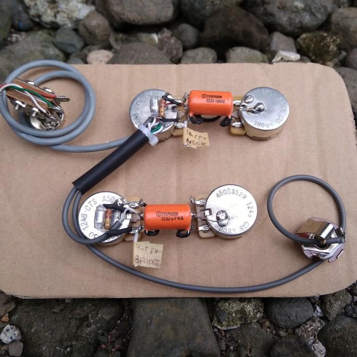 Wiring Gitar CTS Les Paul SG 50s Gibson Epiphone Treble Bleed