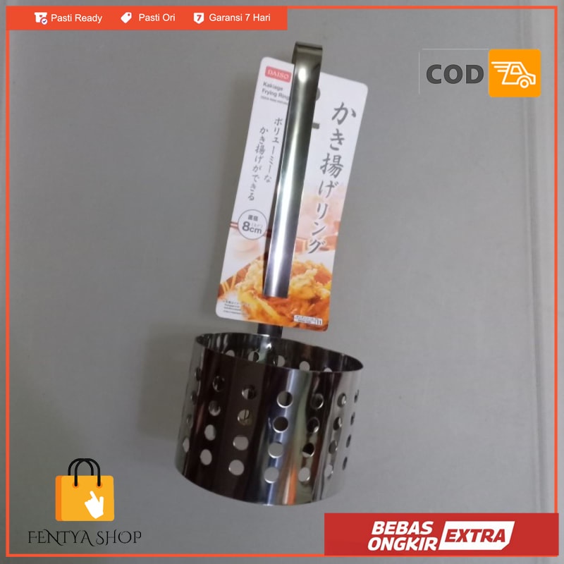 DAISO kakiage frying ring alat goreng bakwan jepang