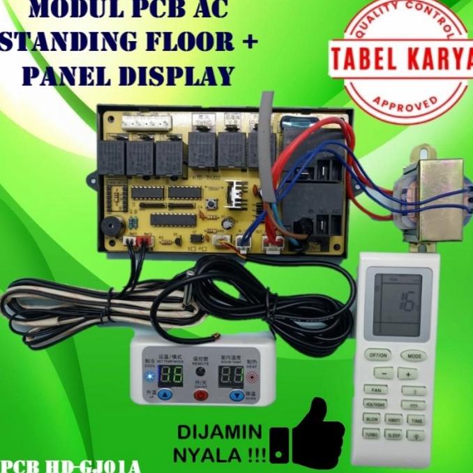 modul pcb ac standing floor /ac portable besar + panel display