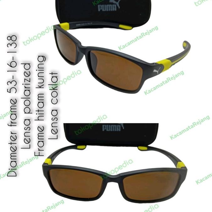 kacamata pria lensa polarized coklat Anti uv