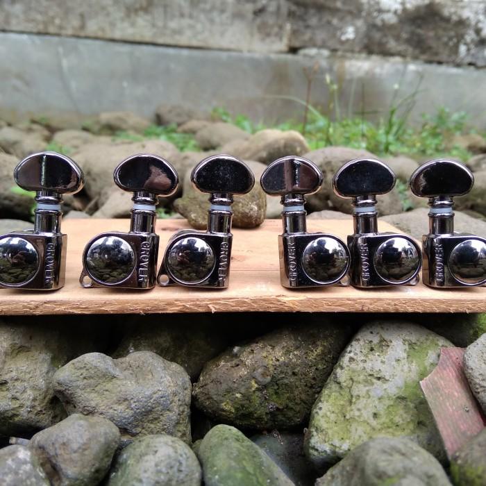 Dryer Gitar Grover 305 3R 3L Black Nickel Mini Rotomatic Tuner