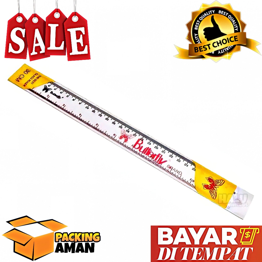 

(Bisa Cod) 1 Pcs Butterfly Ggaris 30 Cm / Ggaris Plastik