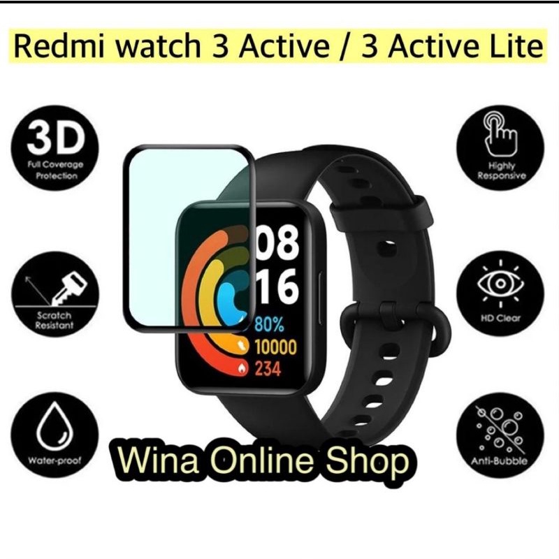 Antigores jam Redmi watch 3 active / Redmi watch 3 Active Lite nano