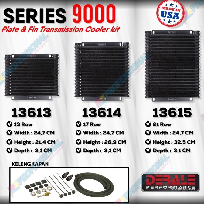atf automatic transmisi cooler derale 9000 pajero fortuner innova