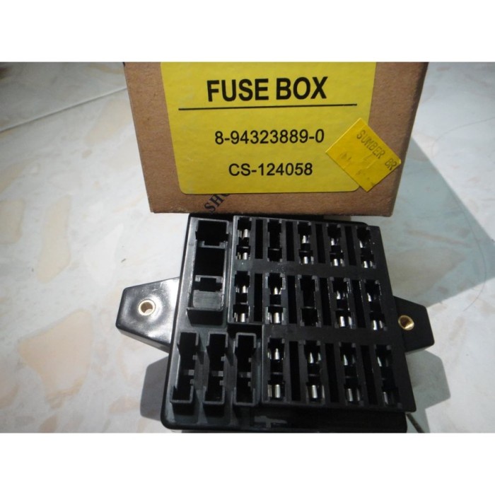 Best Seller Fuse Box Kotak Sekring Isuzu Panther Cs-124058 Carshow