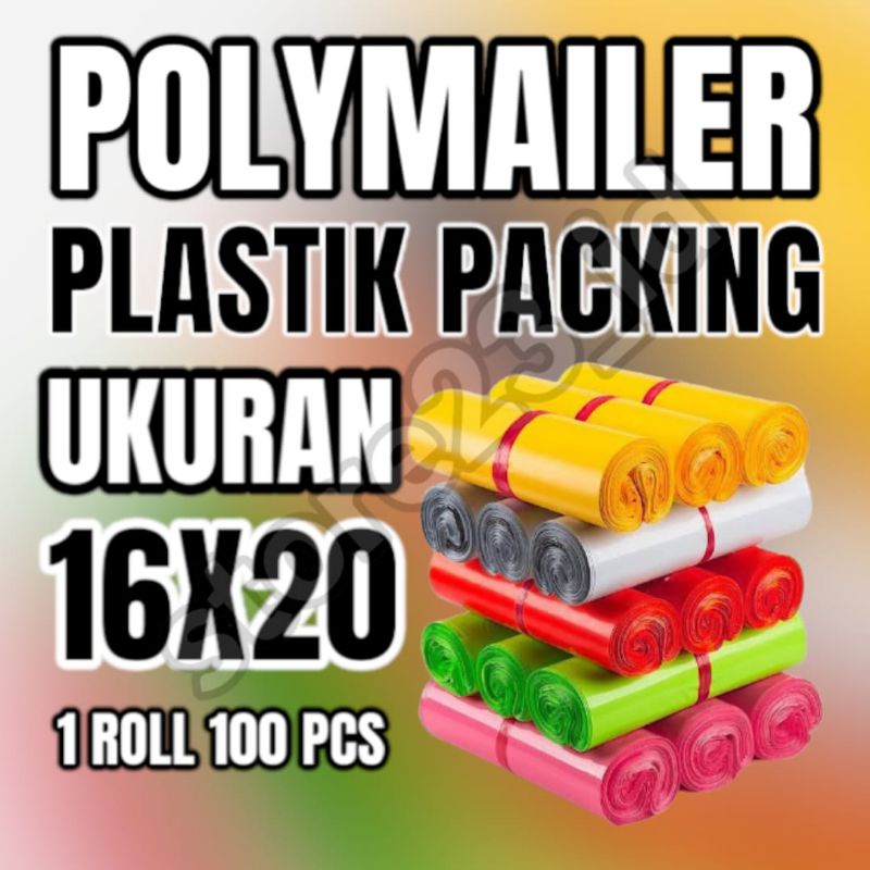 PLASTIK PACKING POLYMAILER 16X20 / POLYMAILER 16 X 20 POLIMER 16X20 / PLASTIK PACKING POLYMAILER POL