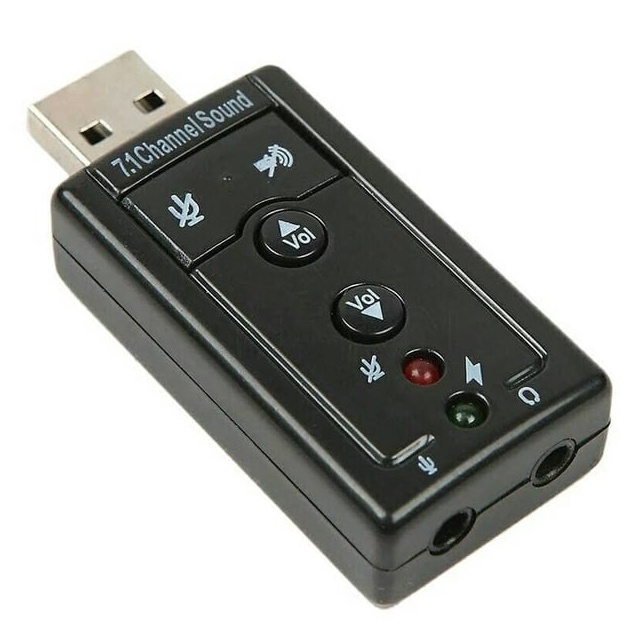 ✾✱ Usb Sound 7.1 pengganti PCI Sound card Murah