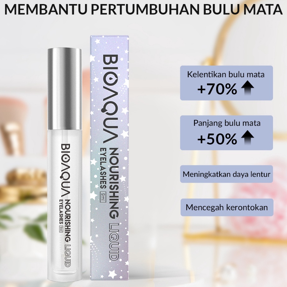 Big Sale BIOAQUA EyeLash Serum Bulu Mata dan Alis BPOM Halal 7ml Pelentik Bulu Mata Serum Penumbuh B