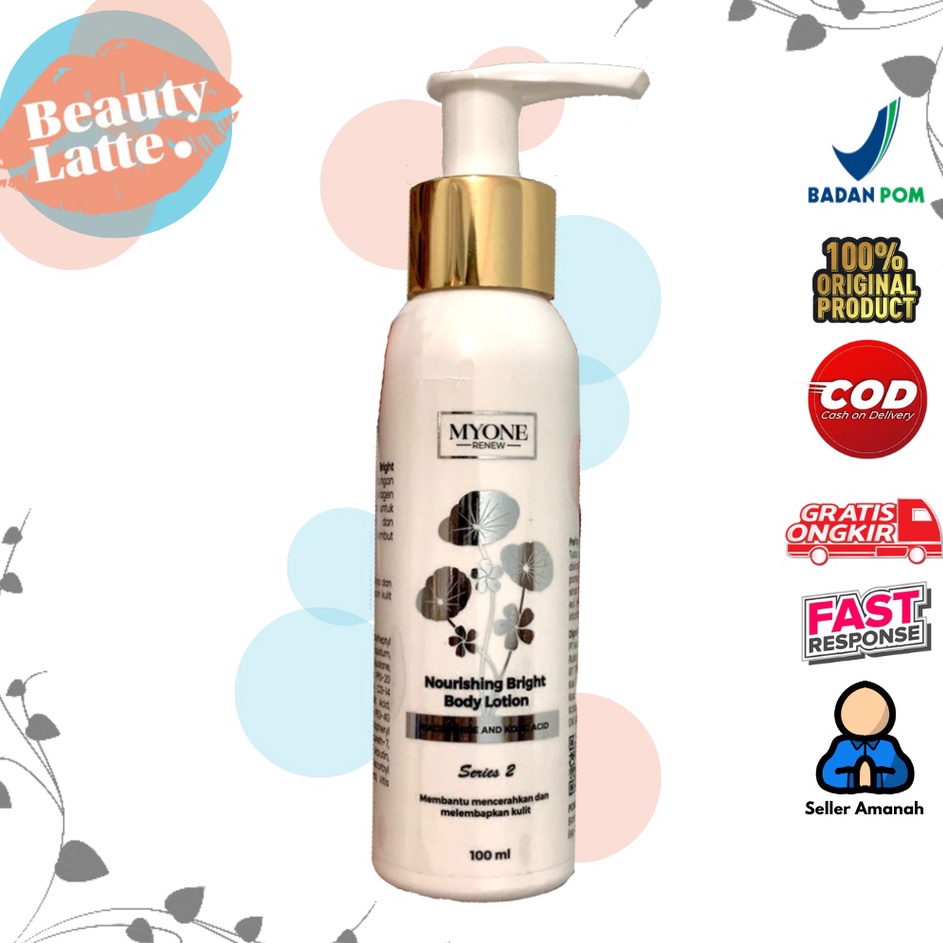 ☊↕⁑ MyOne Nourishing Brighteting Skincare Body Lotion BPOM Model Baru