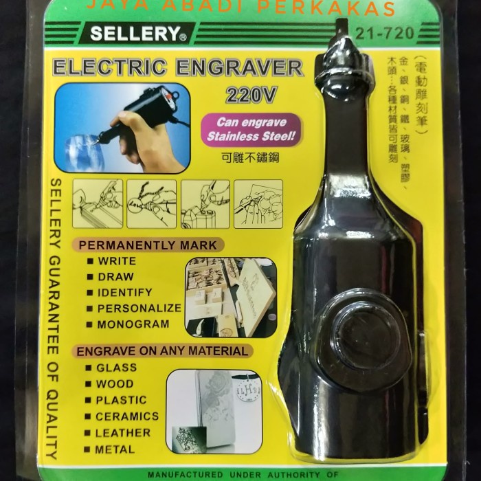 

MESIN GRAFIR / UKIR - ELECTRIC ENGRAVER SELLERY 21-720