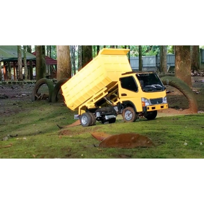 rc truck canter dump skala besar 1:12 RTR propo 6ch