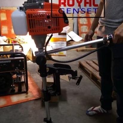 Mesin Tempel 3Hp Yamamoto Outboard Mesin Perahu Bensin Campur 2 Tak