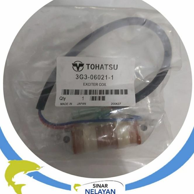 Exciter Coil / Coil / Spul Mesin Tempel Tohatsu 25Pk. Asli