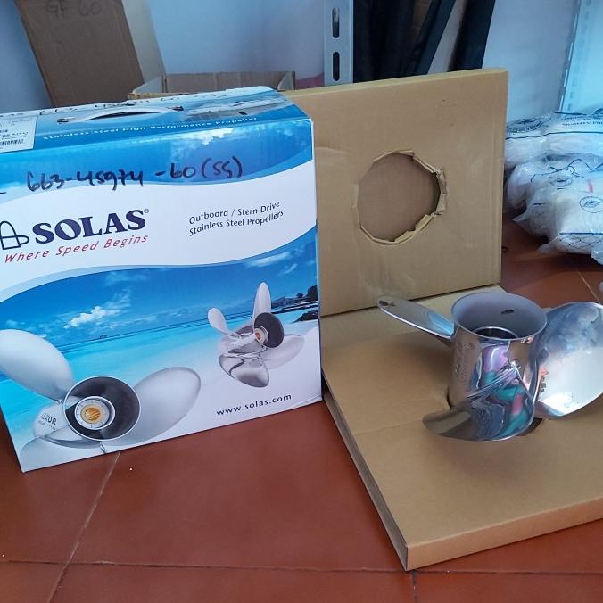 Propeller / Baling / Kipas Mesin Tempel Yamaha 40 Pk Uk 13 In Solas